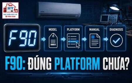 Lỗi F90 Panasonic: xác định platform trước khi chẩn đoán