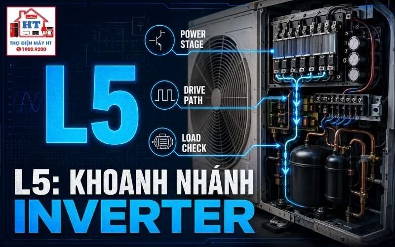 Lỗi L5 Daikin: chẩn đoán inverter theo model/series