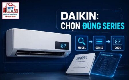 Mã lỗi máy lạnh Daikin: tra theo dòng máy và model