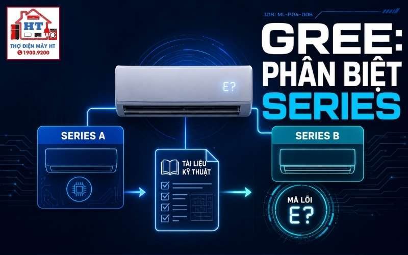 Mã lỗi máy lạnh Gree: phân biệt theo model và series