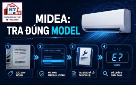 Mã lỗi máy lạnh Midea: tra model/series theo tài liệu hãng