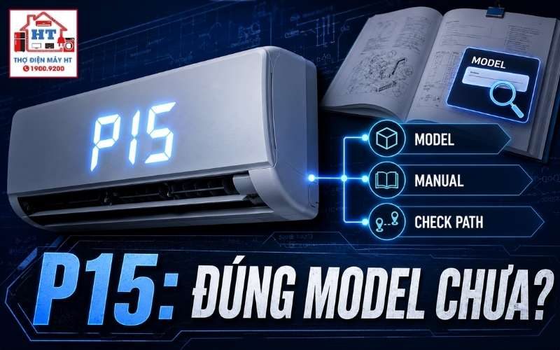 Lỗi P15 Toshiba: kiểm tra theo model và tài liệu hãng
