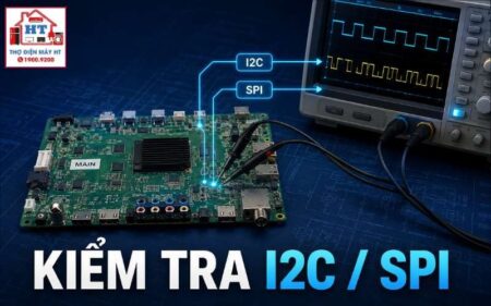 Mainboard Tivi giao tiếp lỗi: Khi nào cần kiểm tra I2C/SPI?