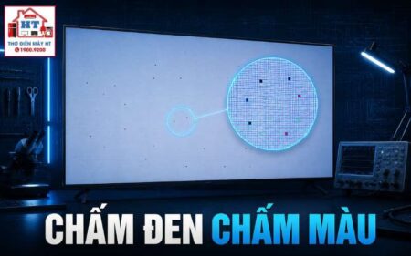 Màn hình Tivi có chấm đen, chấm màu: Điểm chết hay lỗi panel?