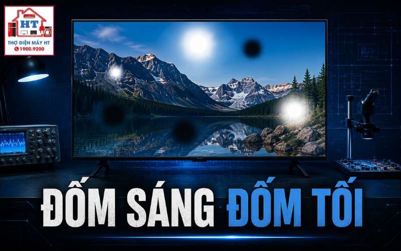 Màn hình Tivi có đốm sáng, đốm tối: Đèn nền hay panel?