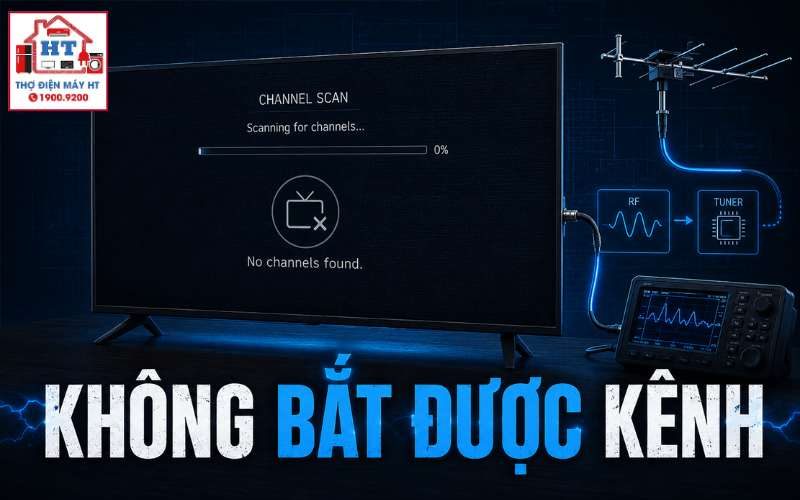 Tivi không bắt được kênh: Anten hay bộ thu tín hiệu bên trong? 1 Tivi không bắt được kênh: Anten hay bộ thu tín hiệu bên trong?