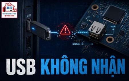 Tivi không nhận USB: Cổng, nguồn cấp hay mainboard?