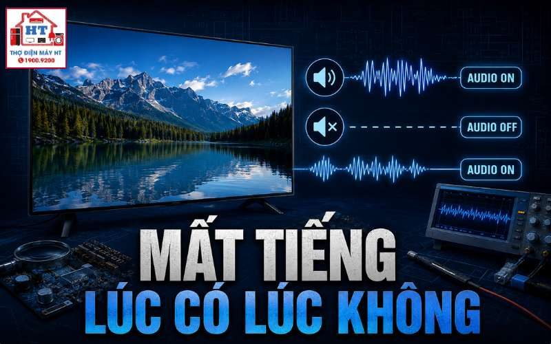 Tivi mất tiếng lúc có lúc không: Loa, mạch âm thanh hay main? 1 Tivi mất tiếng lúc có lúc không: Loa, mạch âm thanh hay main?