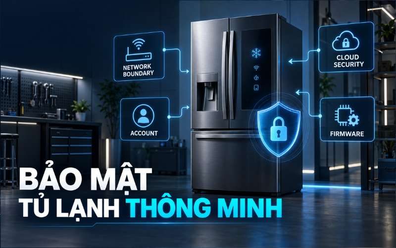 Bảo mật tủ lạnh thông minh: firmware, tài khoản và kết nối 1 Bảo mật tủ lạnh thông minh: firmware, tài khoản và kết nối