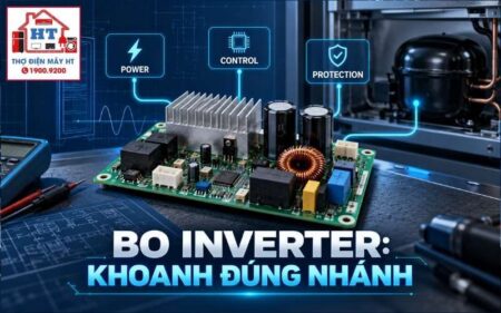 Bo inverter tủ lạnh: chẩn đoán nguồn, drive và bảo vệ