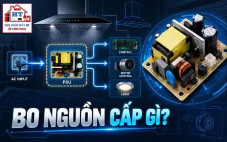 Bo Nguồn Máy Hút Mùi: PSU, Nguồn Cấp Và Hướng Chẩn Đoán