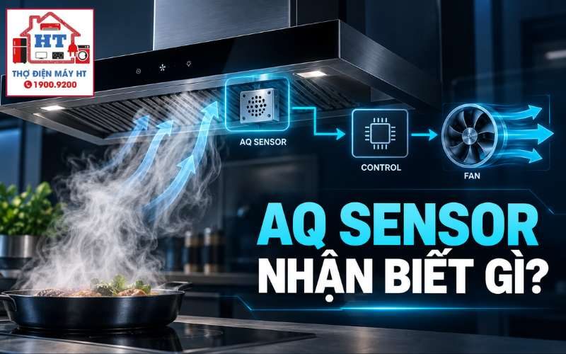 Cảm Biến AQ/Khói Máy Hút Mùi: Air Quality Và Điều Khiển Tự Động 1 Cảm Biến AQ/Khói Máy Hút Mùi: Air Quality Và Điều Khiển Tự Động