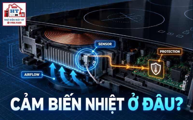 Cảm biến nhiệt bếp từ: bảo vệ quá nhiệt và chẩn đoán 1 Cảm biến nhiệt bếp từ: bảo vệ quá nhiệt và chẩn đoán