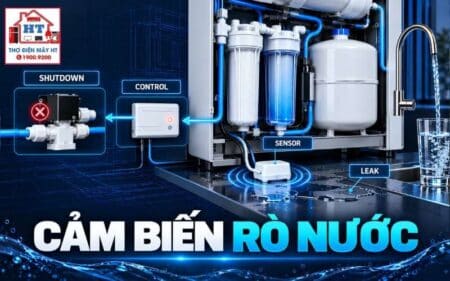 Cảm biến rò nước máy lọc nước: logic phát hiện và bảo vệ