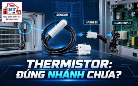 Thermistor tủ lạnh: kiểm tra cảm biến theo model, platform