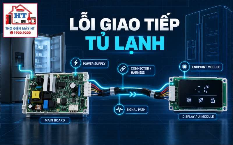 Chẩn đoán lỗi giao tiếp tủ lạnh: nguồn, harness và bus 1 Chẩn đoán lỗi giao tiếp tủ lạnh: nguồn, harness và bus