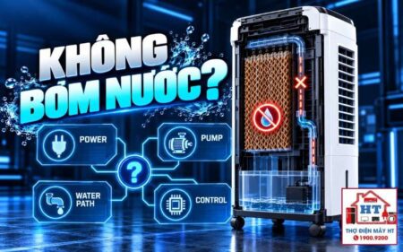 Quạt điều hòa không bơm nước: quy trình chẩn đoán kỹ thuật