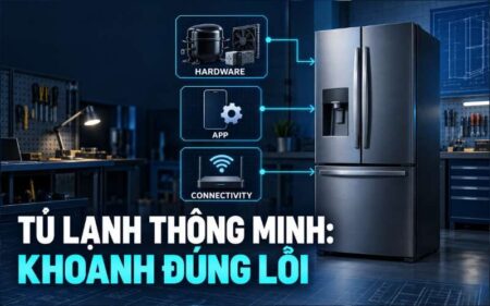 Chẩn đoán tủ lạnh thông minh: hardware, app và kết nối