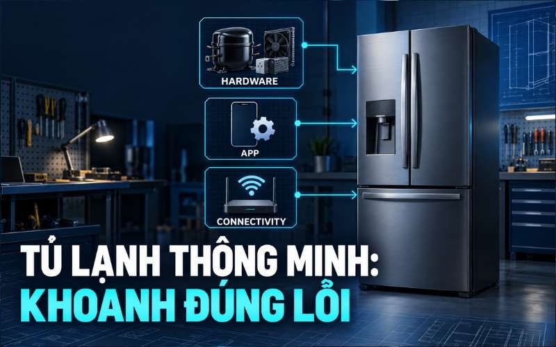 Chẩn đoán tủ lạnh thông minh: hardware, app và kết nối 1 Chẩn đoán tủ lạnh thông minh: hardware, app và kết nối