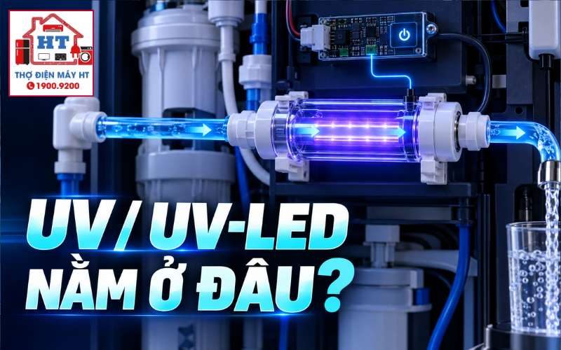 Đèn UV và UV-LED máy lọc nước: cấu trúc, interlock và kiểm tra 1 Đèn UV và UV-LED máy lọc nước: cấu trúc, interlock và kiểm tra