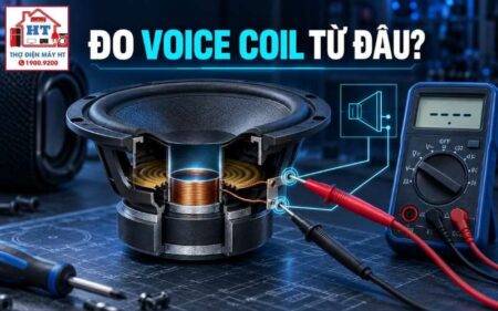Cách đo driver, voice coil loa kéo trong chẩn đoán kỹ thuật