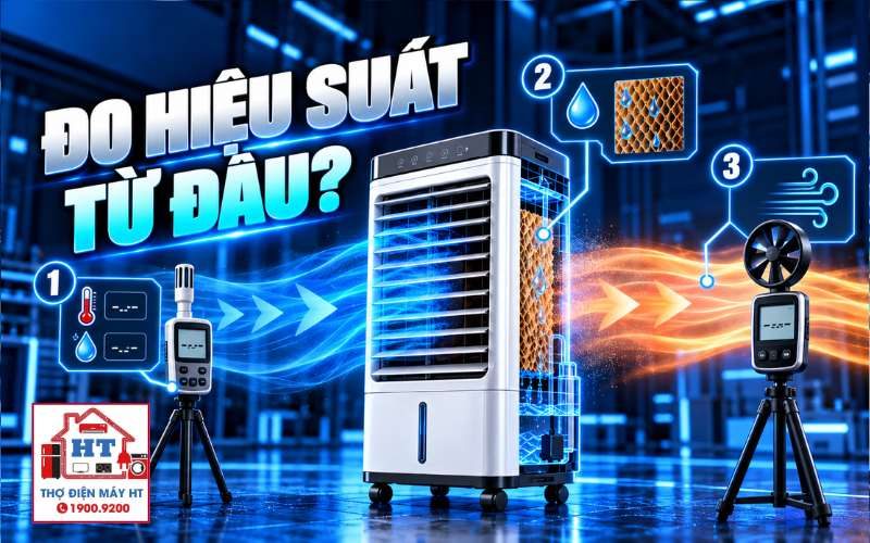 Đo hiệu suất quạt điều hòa: nhiệt độ, ẩm và lưu lượng gió 1 Đo hiệu suất quạt điều hòa: nhiệt độ, ẩm và lưu lượng gió