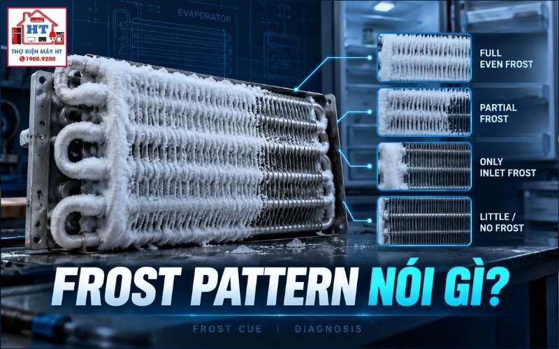 Đọc frost pattern dàn lạnh: định hướng chẩn đoán tủ lạnh 1 Đọc frost pattern dàn lạnh: định hướng chẩn đoán tủ lạnh