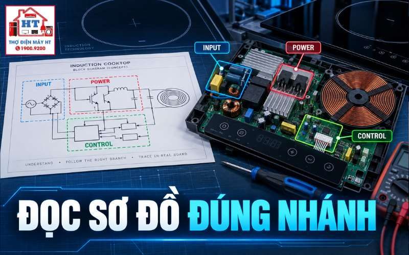 Đọc sơ đồ bếp từ: từ block diagram đến kế hoạch đo kiểm 1 Đọc sơ đồ bếp từ: từ block diagram đến kế hoạch đo kiểm
