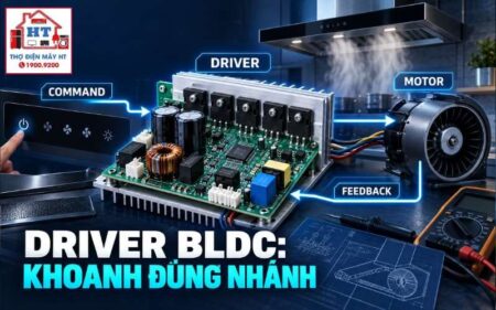 Driver BLDC Máy Hút Mùi: Inverter, Điều Khiển Motor Và Chẩn Đoán