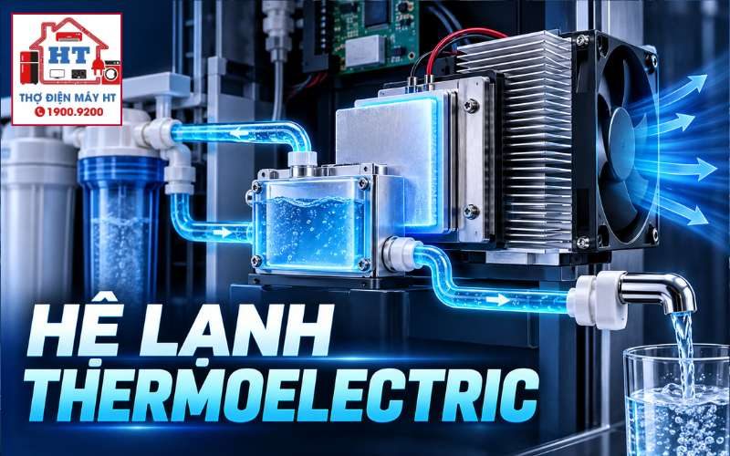 Hệ lạnh chip máy lọc nước: Peltier, quạt và đường tản nhiệt 1 Hệ lạnh chip máy lọc nước: Peltier, quạt và đường tản nhiệt