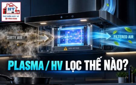 Plasma/HV Trên Máy Hút Mùi: Hệ Lọc Điện Áp Cao Và An Toàn
