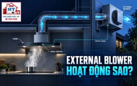 Remote/External Blower Máy Hút Mùi: Kiến Trúc Quạt Hút Rời