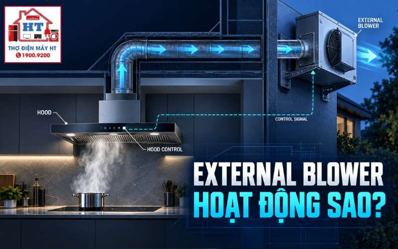 Remote/External Blower Máy Hút Mùi: Kiến Trúc Quạt Hút Rời 1 Remote/External Blower Máy Hút Mùi: Kiến Trúc Quạt Hút Rời