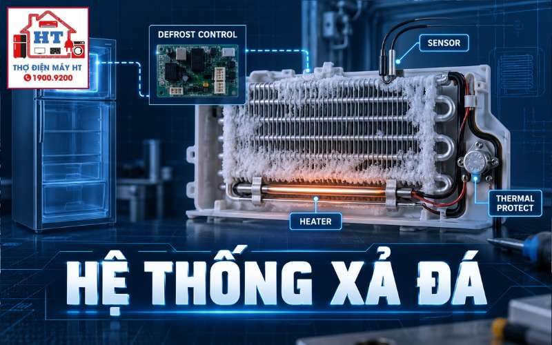 Hệ thống xả đá tủ lạnh: fault tree heater, sensor, control 1 Hệ thống xả đá tủ lạnh: fault tree heater, sensor, control