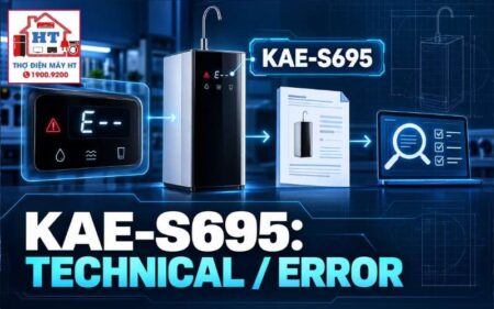 Karofi KAE-S695: TDS, flow, điện phân và hệ mã lỗi