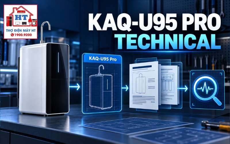 Karofi KAQ-U95 Pro: TDS, AioTec, LED và sơ đồ chẩn đoán