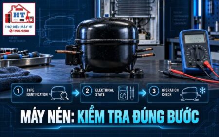 Kiểm tra máy nén tủ lạnh: điện, vận hành và hiệu suất