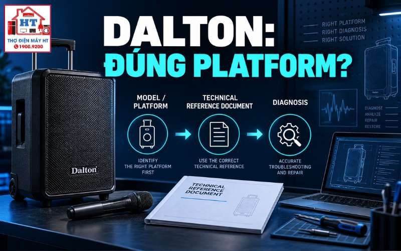 Kỹ thuật loa kéo Dalton: nguồn, RF, công suất theo platform 1 Kỹ thuật loa kéo Dalton: nguồn, RF, công suất theo platform