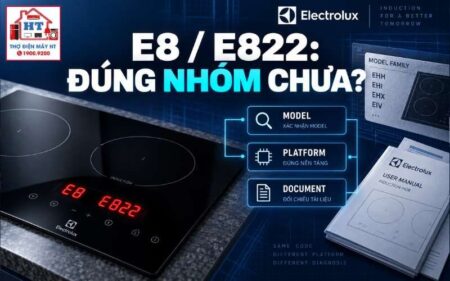 Electrolux E8/E822: xác định nhánh nguồn hay giao tiếp