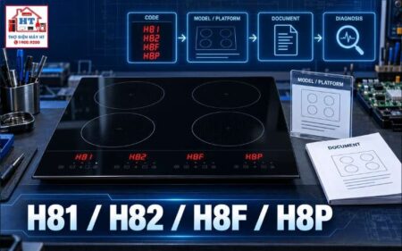 Hitachi H81/H82/H8F/H8P: chẩn đoán giao tiếp bo mạch