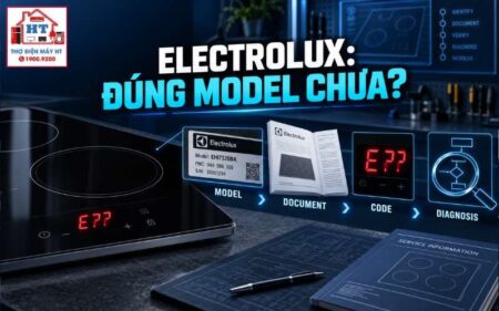 Mã lỗi Electrolux: xác định model và nhóm chẩn đoán
