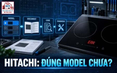Mã lỗi bếp từ Hitachi: tra theo model và subsystem