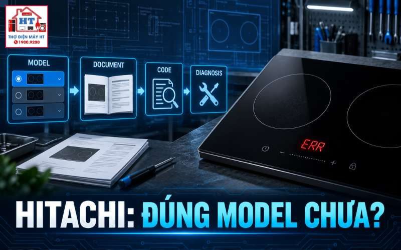 Mã lỗi bếp từ Hitachi: tra theo model và subsystem 1 Mã lỗi bếp từ Hitachi: tra theo model và subsystem