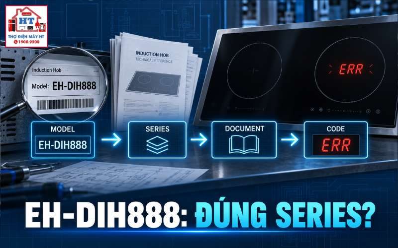 Chef's EH-DIH888: mã lỗi theo series và nhóm chẩn đoán