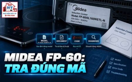 Midea FP-60ISL160WETL-N: mã lỗi và nhóm bảo vệ
