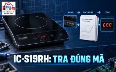 Toshiba IC-S19RH: mã lỗi nhiệt, điện áp và nhóm service
