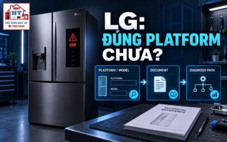 Mã lỗi tủ lạnh LG: hub chẩn đoán theo model và platform