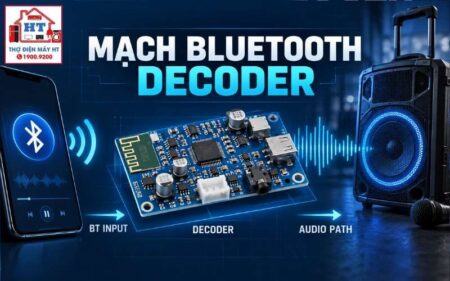 Mạch Bluetooth, decoder loa kéo: module, DAC và audio path
