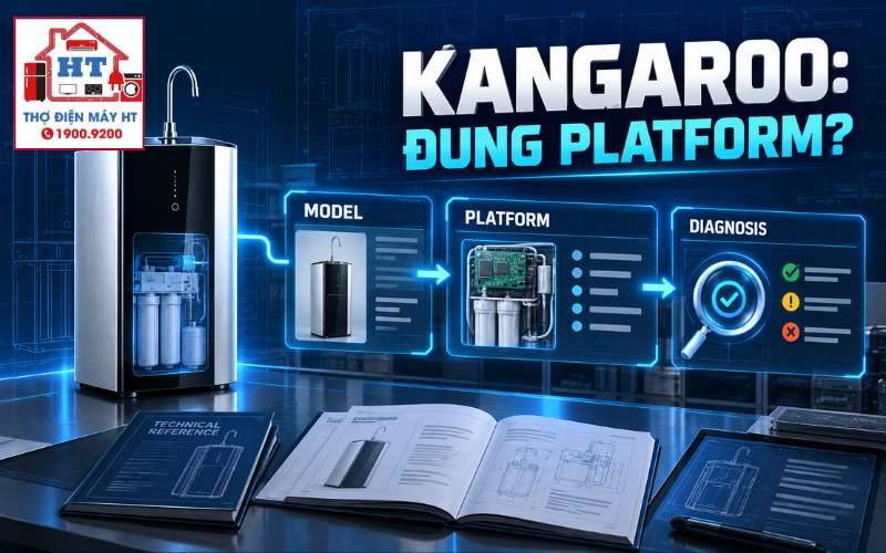 Máy lọc nước Kangaroo: phân loại nền tảng trước khi chẩn đoán