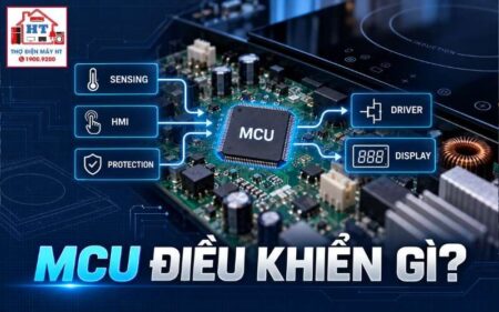 MCU bếp từ: logic điều khiển, interlock và bảo vệ